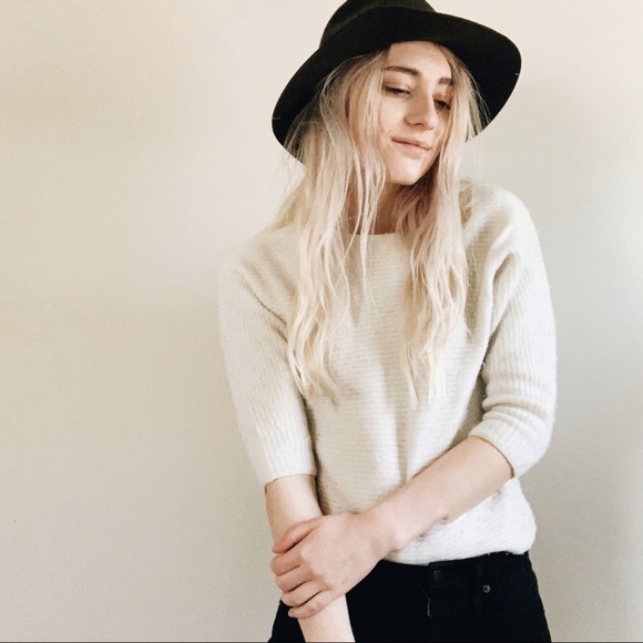 Ann Taylor Sweaters - + BOXY CROP CASHMERE SWEATER +